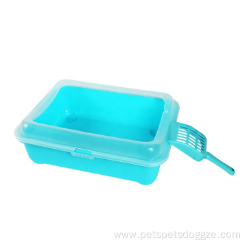 Wholesale self-cleaning big plastic cat litter box